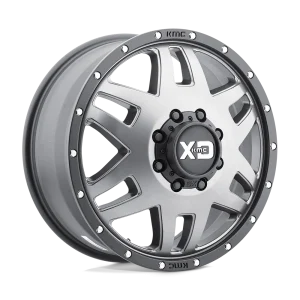 XD Series – XD130 MACHETE DUALLY – Grey – 17″x6.5″ -155mm – All weather Wheels – XD130765824155N